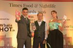 Akshay Kumar,Jacqueline Fernandez at Times Food Awards on 15th March 2016
